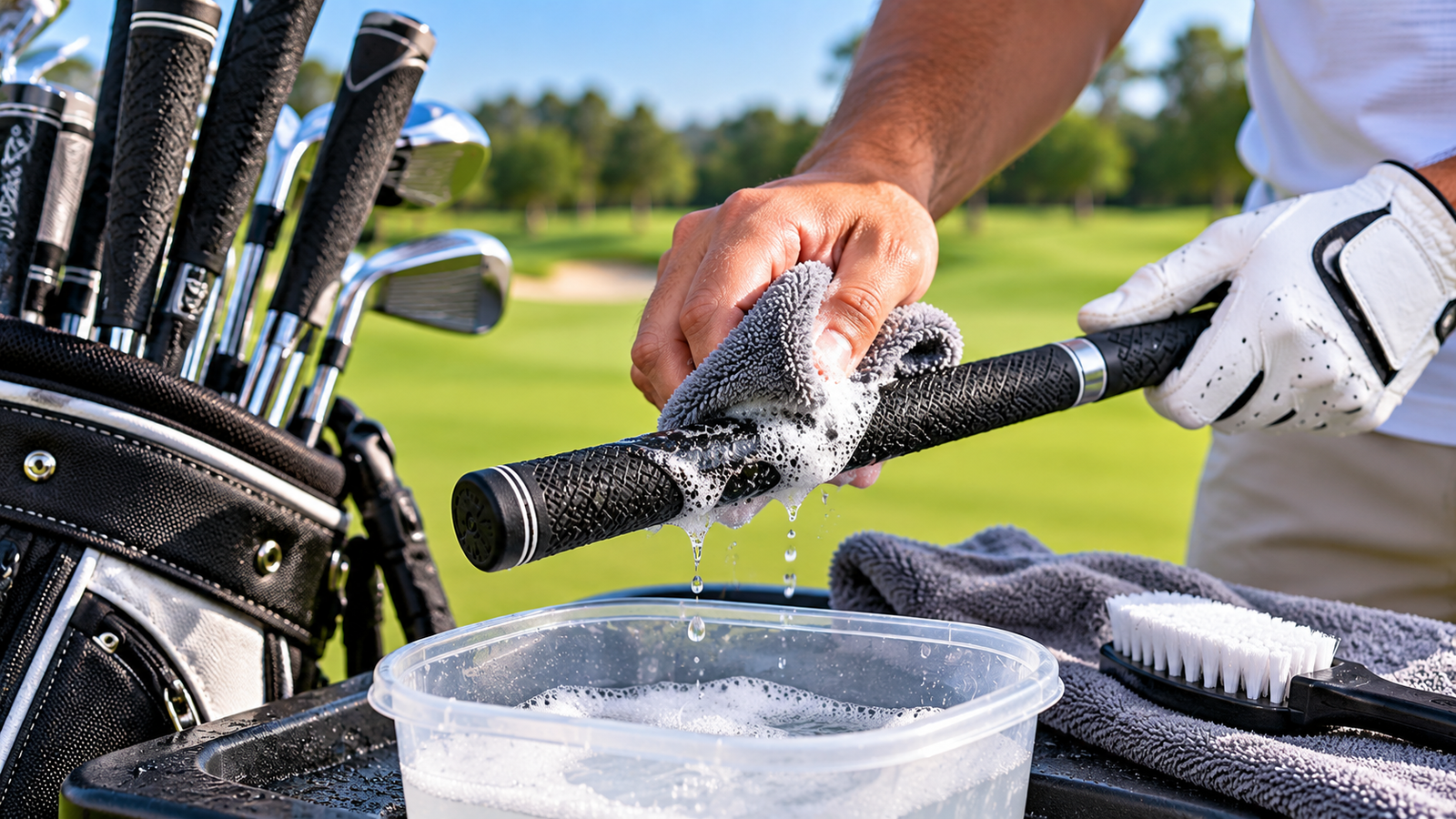 How to Wash Golf Grips