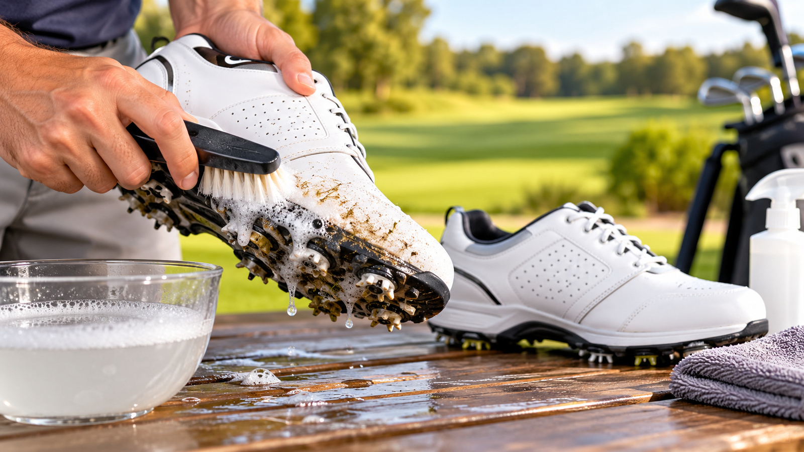 How to Clean Golf Shoes Without Wrecking Them?